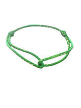 Afbeelding in Gallery-weergave laden, Satijnkoord armbandje groen met glitter