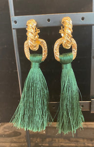 Oorbel  groen DK027
