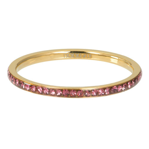 Zirconia Pink goud 2mm