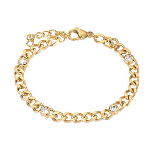 Armband Happy Goud